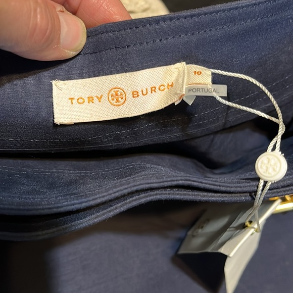 Tory Burch Ruth Skirt Navy New with tags - Picture 6 of 7
